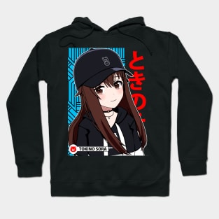 Tokino Sora With Hat Hoodie